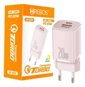 FONTE CARREGADOR TURBO 1 USB 1 USB-C 20W 