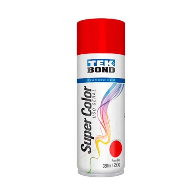 SPRAY VERMELHO BRILHANTE TEKBOND 350ML/2