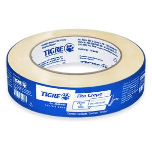 FITA CREPE BRANCA 24MMX50M TIGRE
