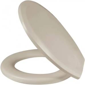 ASSENTO SANITARIO ALMOFADADO OVAL BEGE 
